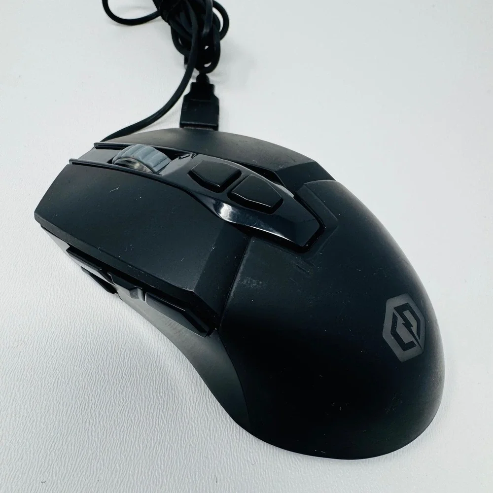 CyberPowerPC‎ Elite M1-131 Gaming Optical Mouse Wired USB Black 7 Buttons